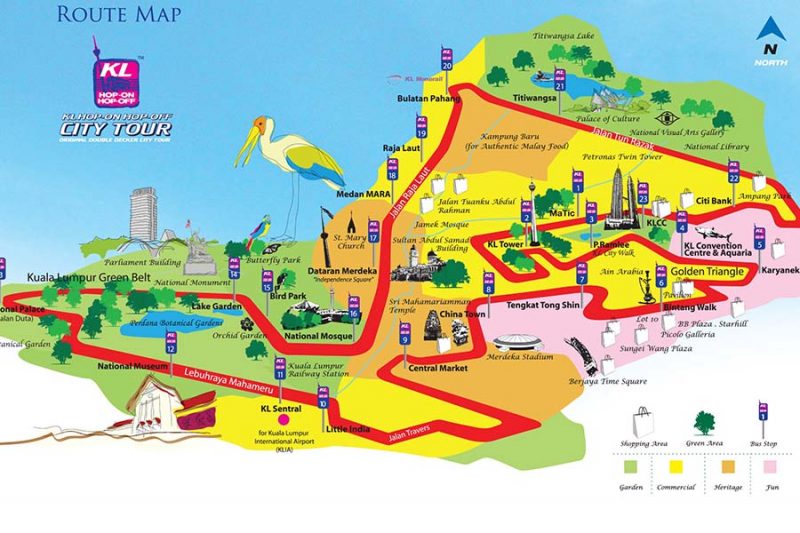 Peta Lokasi Wisata Di Kuala Lumpur Info Wisata Unik di